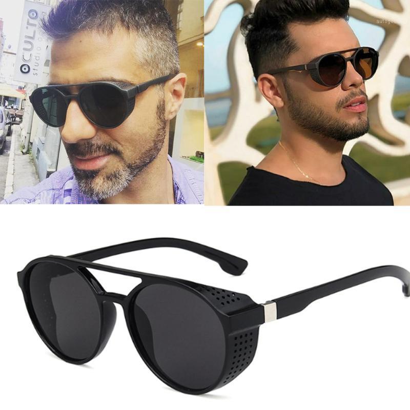 

Sunglasses 2021 Classic Punk Men Brand Designer Vintage Sun Glasses For Gafas UV4001