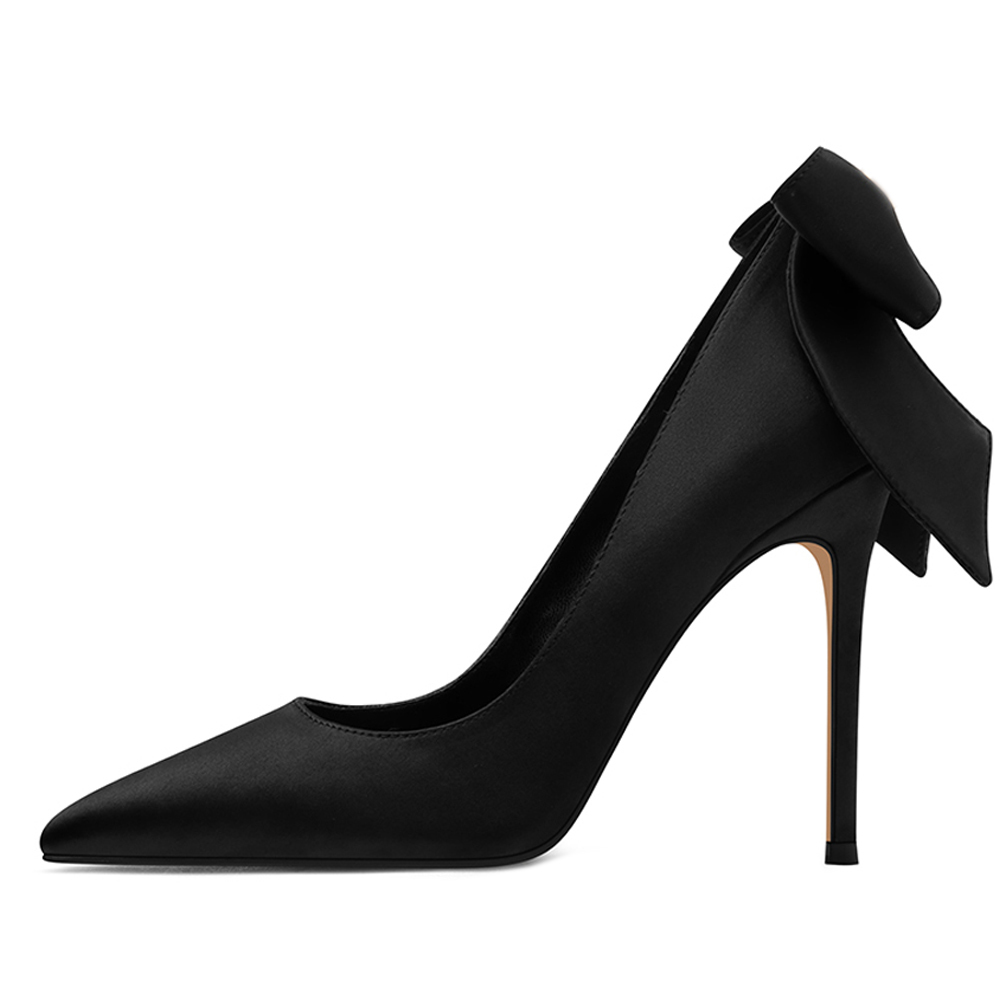 

2021 The New Sexy Female Satin Toe Thin Heels Ten-inch Beautiful at Night Stiletto Women's Shoes Us -15 Xzub, Purple-10cm