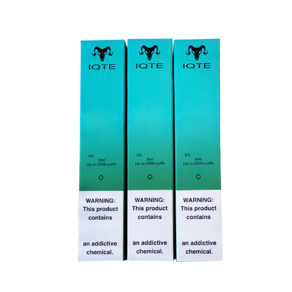 

100% original IQTE Disposable vape 2500puffs pen battery pre-filled 5% cartridge packaging 8ml e-Cig Vs puff bars plus bestvaporseller