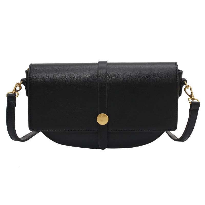 

Mini Shoulder Bag Women Fashion Luxury Female Crossbody Bag Light 2021 Designer Bags New Solid Color PU Leather Black White