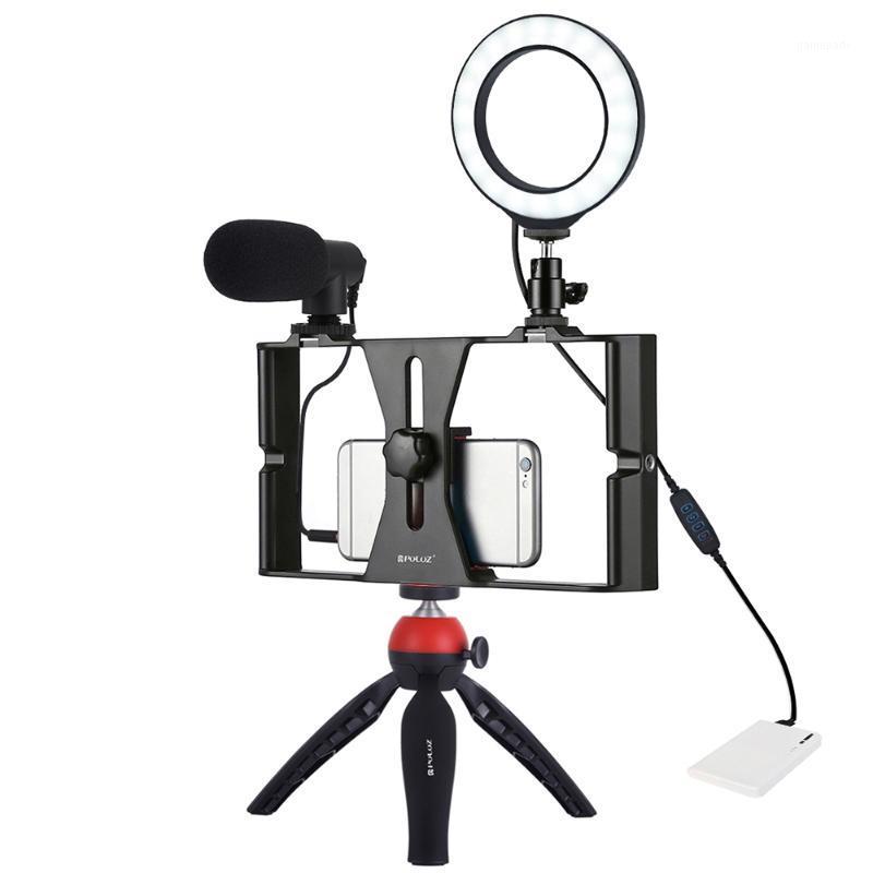 

Andoer Dimmable Selfie Led Ring Fill Light With Tripod Stand Stabilizer & Cell Phone Holder & Microphone Ringlight Photography1