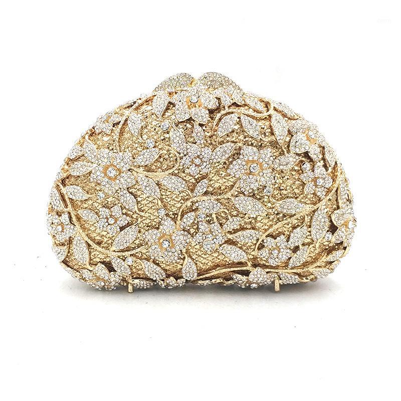 

Luxuries women evening party clutch bag bridal wedding diamonds bag rhinestone accessories elegant flower full crystal purse1, Send pictures