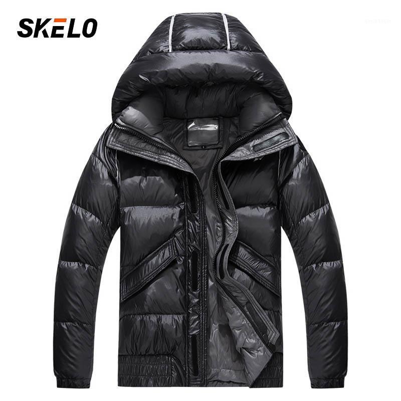

2020 Autumn And Winter New Men's Hooded Casual Down Jacket Thick And Warm Men's Winter Clothing Ski Jacket1, Black