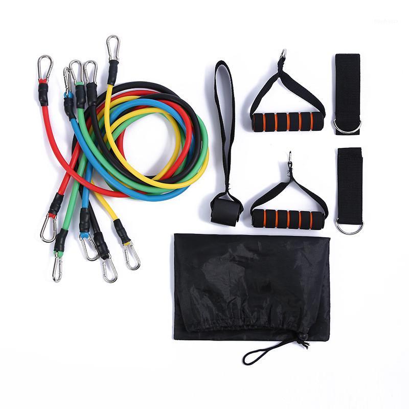 

11pcs/set Latex Tubes Pedal Excerciser Body Training Workout Yoga Pull Rope Fitness Exercises Resistance Bands set1