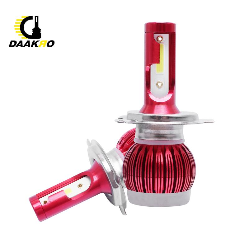 

2PCS/Lot LED Car Headlight H8 H9 H11 9006 H4 H1 Auto Lamp Light Bulbs Conversion Kit 6500K Super Bright Hi/Lo Beam 110W 13000LM