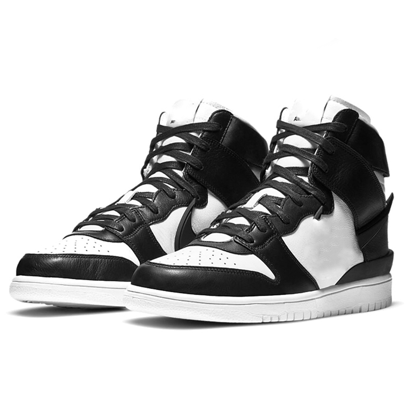 

2021 AMBUSH x Dunks High 1s Black/White Mens Basketball Shoes Chicago Royal Blue Cosmic Fuchsia Athletic Sports Trainers Sneakers Size 36-45, Customize