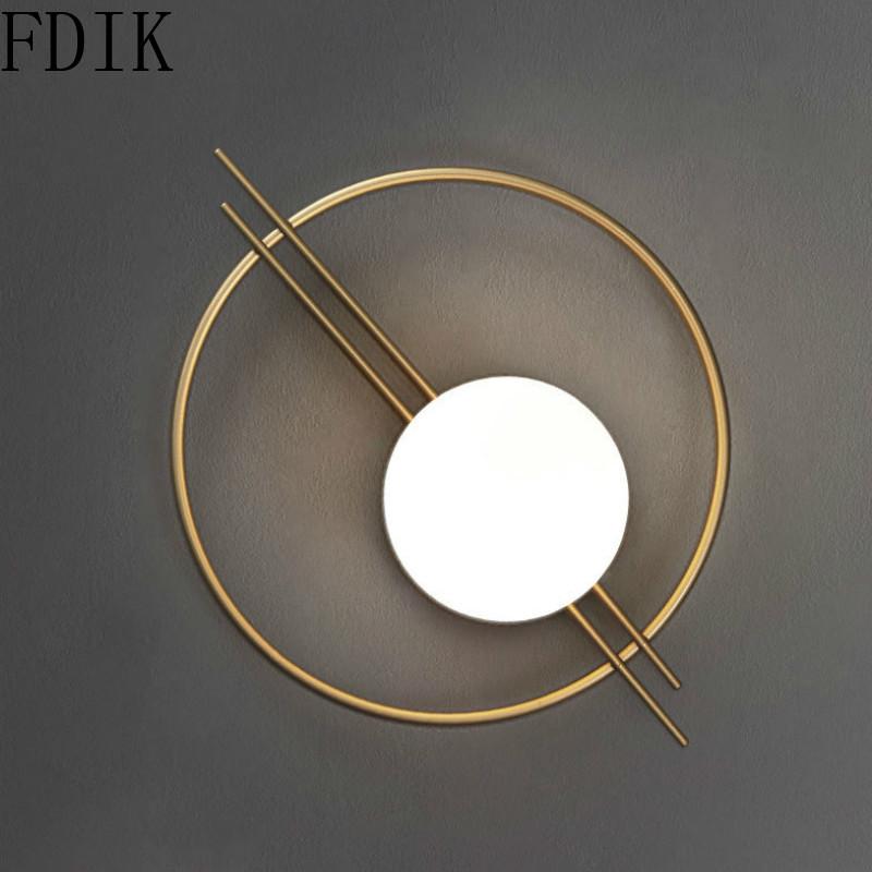 

Nordic Wall Lamp Modern Creative Art Light for Living Room Aisle Corridor Bedroom Bedside Wall Sconce Luminaire Lighting Fixture