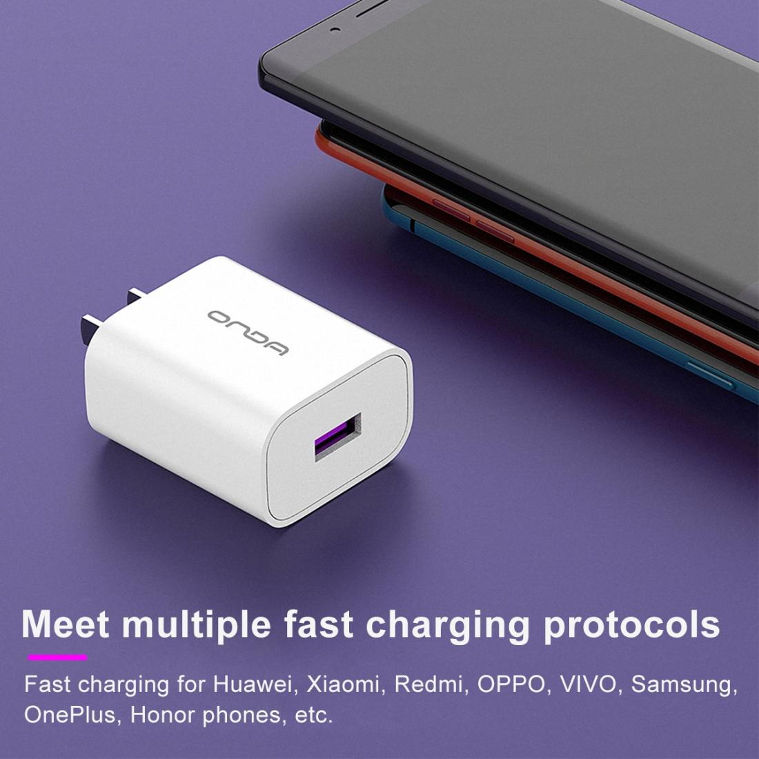 

ONDA A25 18W USB Fast Charging Power Adapter