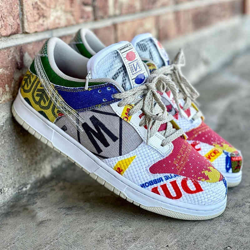 

Shoes Top skateboard SP city supermarket united market men's women's sports, Bubble wrap packaging