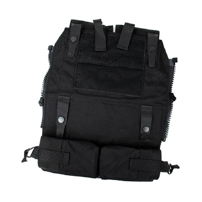 

Tmc3107-Bk 2020 Attack Back Tactical Vest Zipper Bag Non Reflective Fabric, Rg