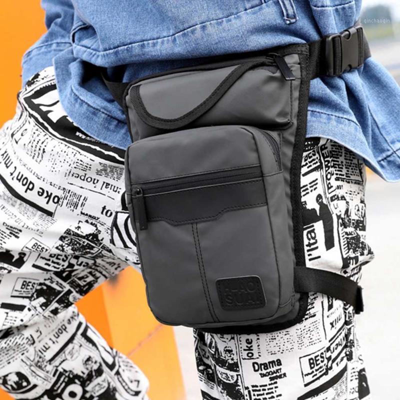 

Men Waterproof Elastic Adjustable Strap Sport Leg Bag Riding Running Storage Wear Resistant Casual Bicycle Crossbody Outdoor1, Grey