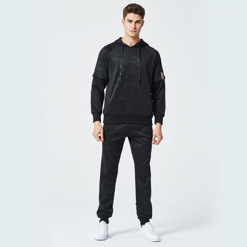 

2020 new spring and summer fashion,sweater suit, camouflage suit1, Black