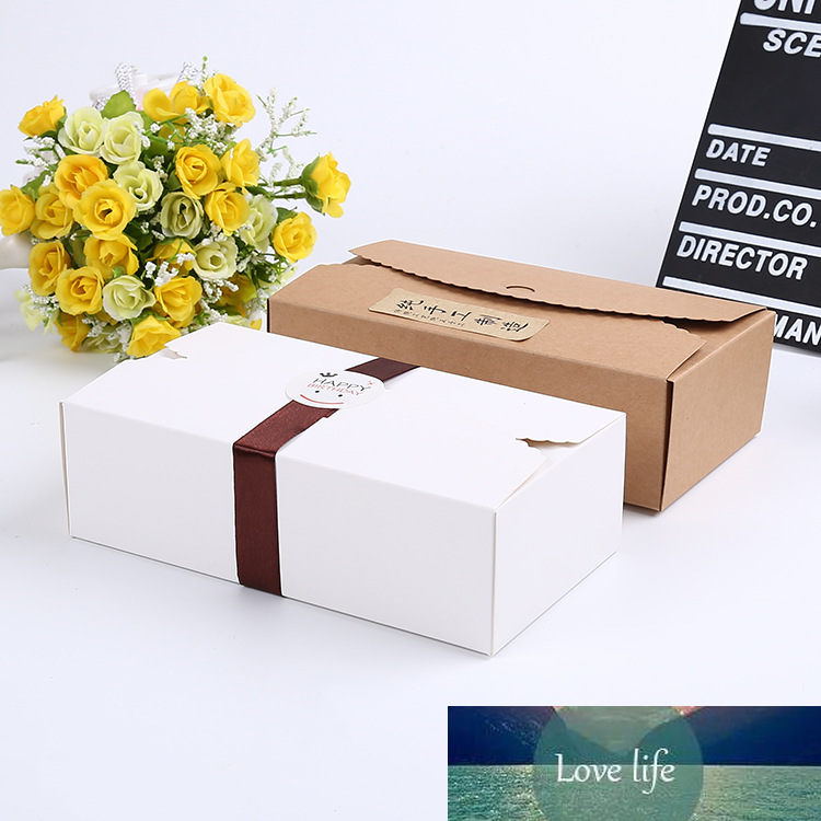 

20*11*6cm Brown Kraft Paper Box,Candy Biscuit Cake Box, Handmade Food Packaging Box Gift Paper Boxes 50pcs/lot