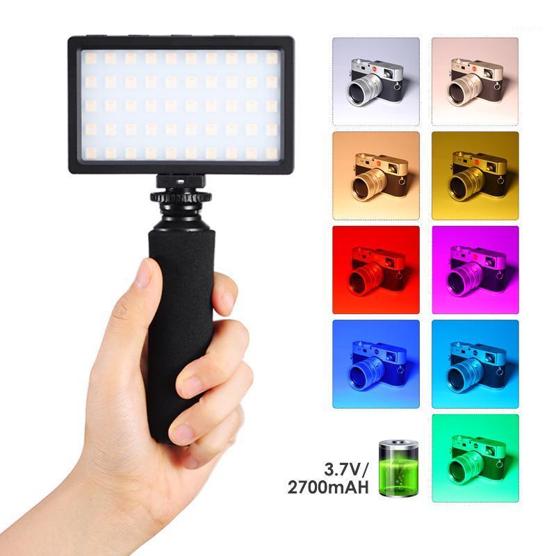 

ET 3200K-5600K Mini Vlog LED Video Light Tripod Kit CRI 95 Dimmable Colorful RGB Fill Light Photographic Lighting Dropshipping1
