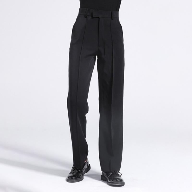 

2020 New Latin Dance Dress Male Latin Dance Panty for Ballroom Samba Tango Chacha Belly Dancing Performamnce BYCD1, Black