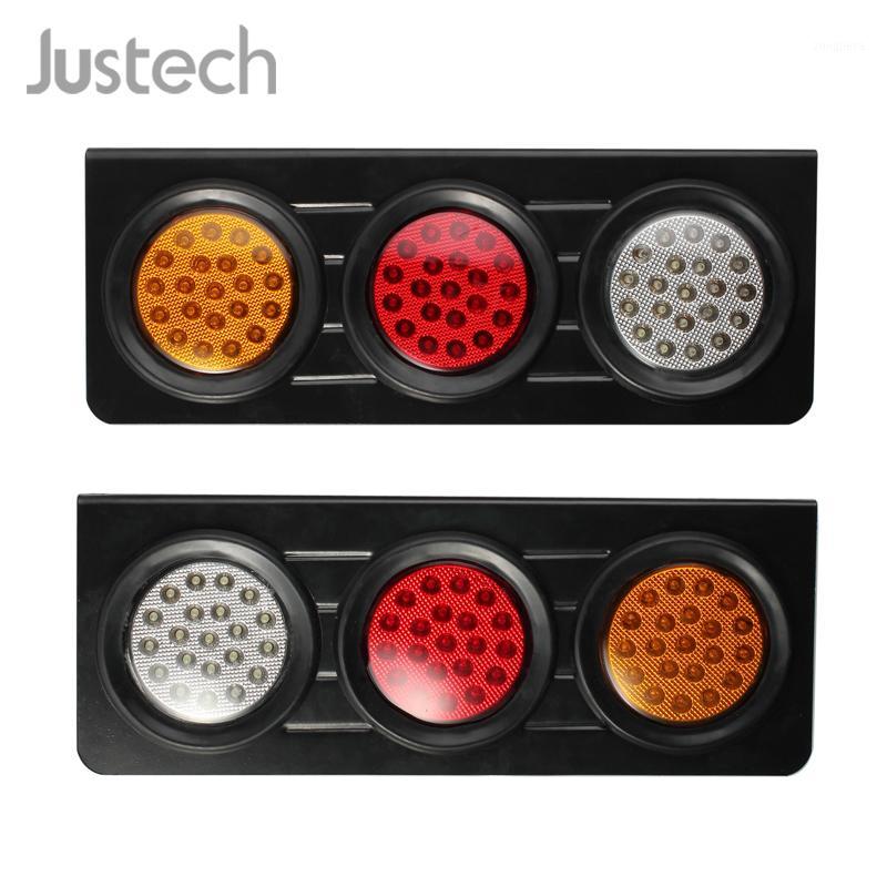 

Justech 2 pcs Tray Back Ute/Trailer/Truck/Boat Reverse Indicator 12V LED Stop Tail Light1