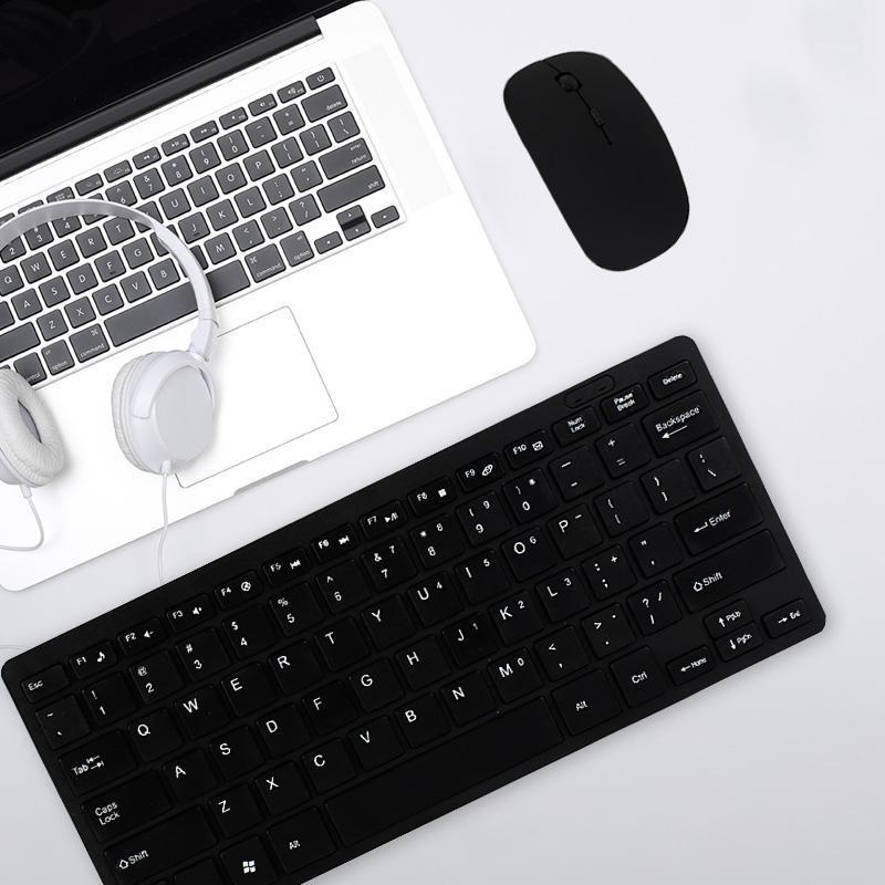 

Wireless Keyboard And Mouse Multimedia Keyboard Mouse Combo Set Mini Slim 2.4G For Notebook Laptop Desktop PC TV Office1