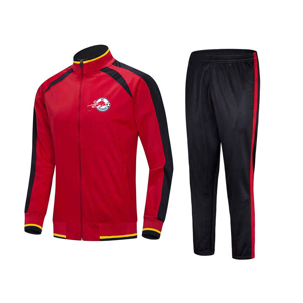 

20-21 FC Salzburg Top Soccer sports Kids football tracksuits Running suit outdoor training sets Men's Sportwear