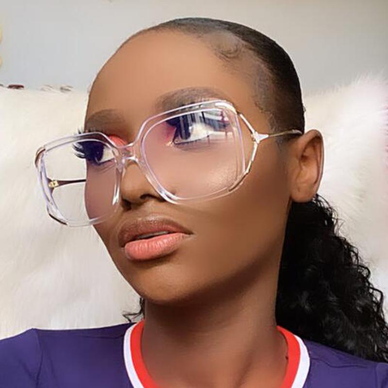 

Sunglasses Y Type Retro Square Women 2021 Men Gradient Goggles Oversize Metal Frame Sun Glasses Fashion Brand Grey Eyewear UV400
