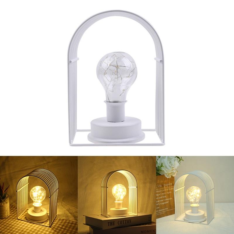 

Wrought Iron Candle Holder Night Light Minimalist Lamp Ins Night Modeling Lamp Christmas Decorative lights