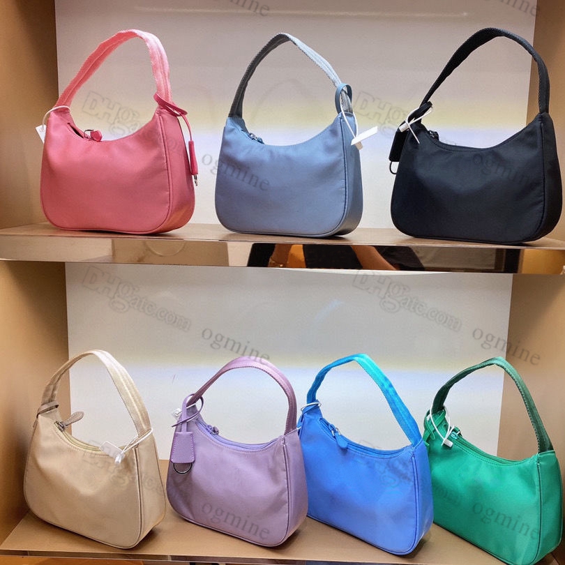 

Re-Edition 2005 nylon Designer shoulder bags handbag designed lady crossbody luxury pradr Cross chain bag totes [triangle Logo] prade prad Re Edition 2000 woman womens Handbags, Hello