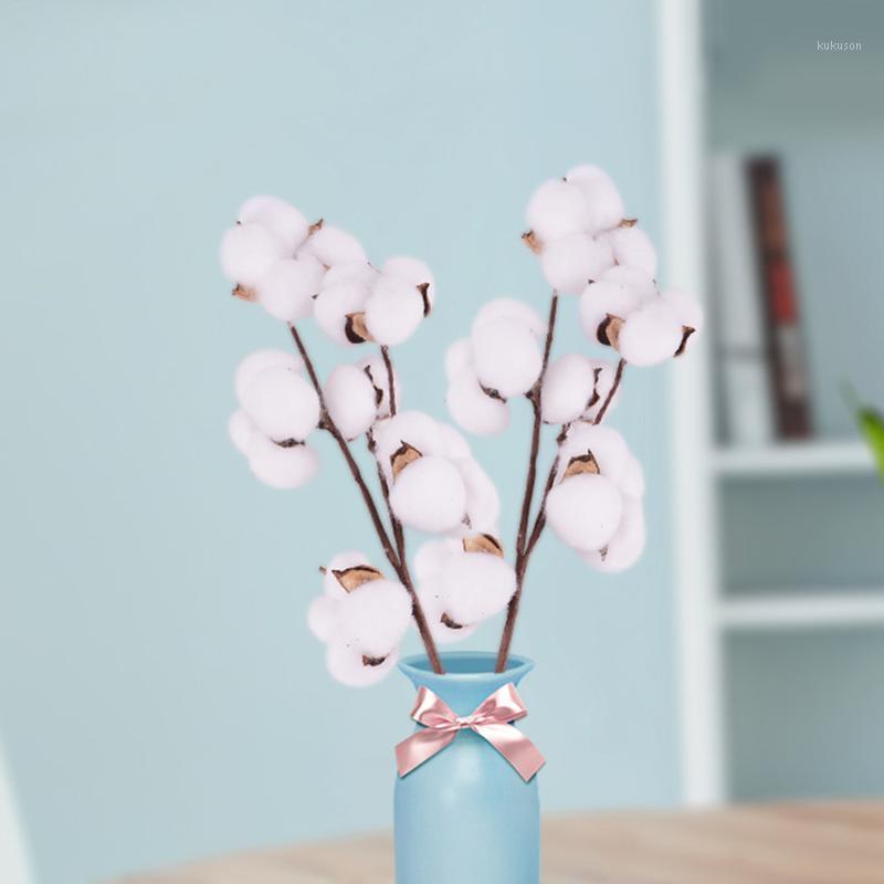 

Simulation Flower Bunches Party Home Wedding Artificial Floral Decoration for Home Garden Office Party Fake Flower Cotton Branch1, 01