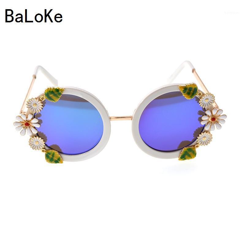 

Baroque Retro Outdoor Sunglasses Women Hand Made Fashion Summer Beach Sunglasses Ladies Round Oversize Women Gift1