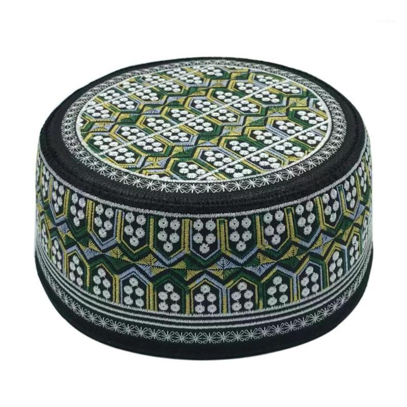 

Ethnic Clothing Arabic India Muslim Hat Islamism Islam Kippa Embroidery Prayer Jewish Goods Saudi Arabia Hats For Men1