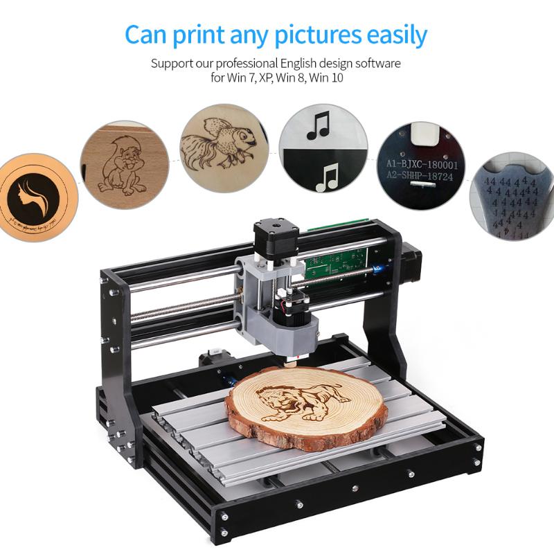 

CNC3018 DIY CNC Router Kit 2-in-1 Mini Laser Engraving Machine GRBL Control 3 Axis Wood Carving Milling Engraving Machine