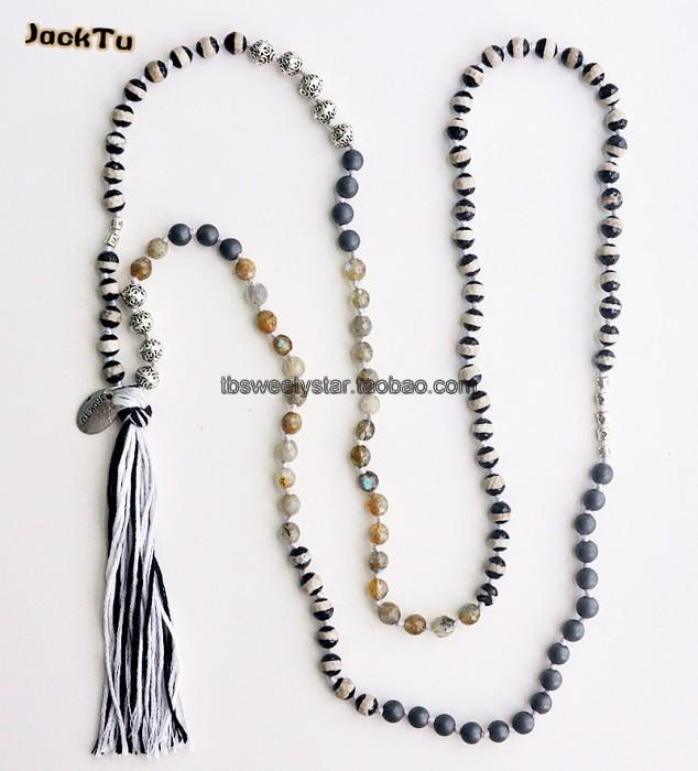 

Chains Hematite Peace Parts Long Necklace Diy For Woman