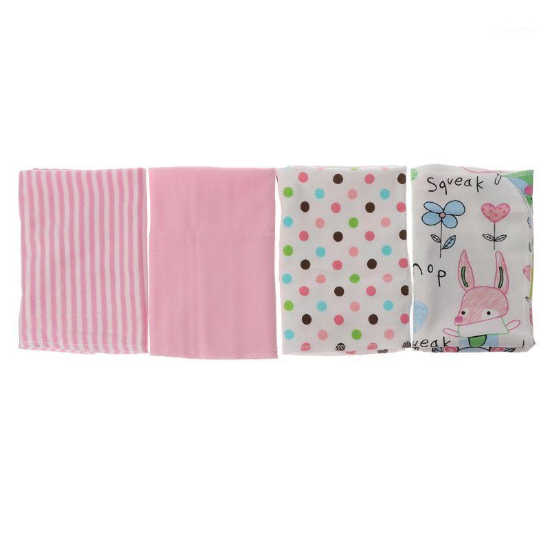 

2020 New Baby Small Square Feeding Napkin Soft Cotton Cloth Gray Bottle Pattern 4 pieces Installed Size 28 * 281