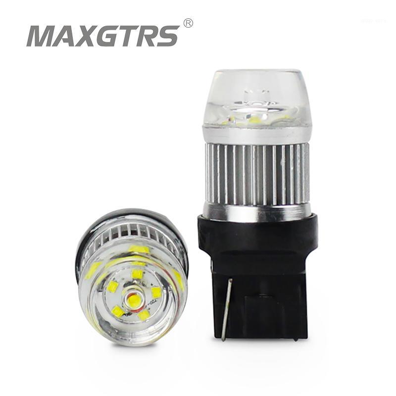 

2x New arrival W21W LED Reverse Lights 800LM 30W CREE Chip XBD T20 Lamp WY21W 7440 Rear Tail Brake Light LED Parking Bulb White1, As pic