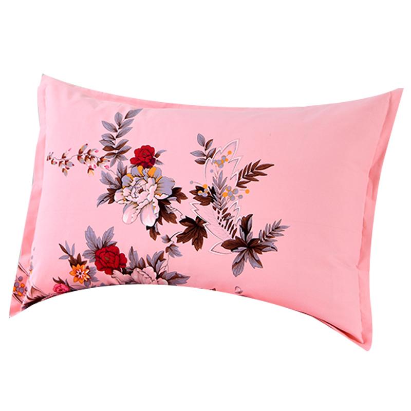

Bvfuka 48cm×74cm old coarse cloth vintage pink retro pillow a pair of thick household cotton thick cotton
