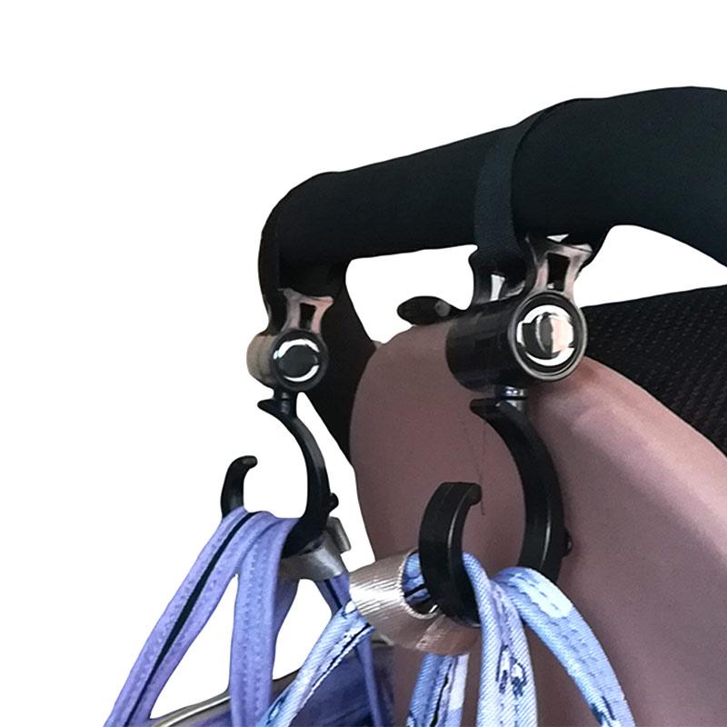 

2 Pcs Baby Stroller Accessories Hooks Multifunction Baby Stroller Plastic Hook YH-17