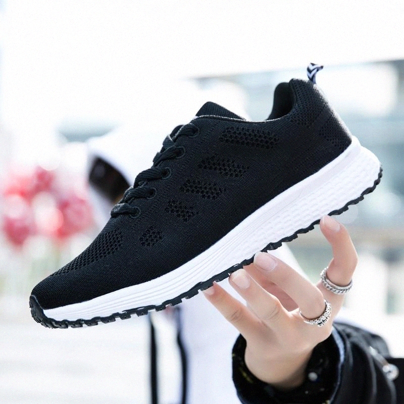 

Women Pink White Flat Sneakers Shoes Tenis Feminino Fashion Mesh Walking Shoes Comfortable Woman Casual Shoes #1o1i