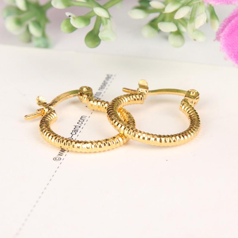 

Bangrui Round Earrings Basketball Trendy Yellow Color Fashion Jewelry Wholesale middle size Hoop Earrings Women