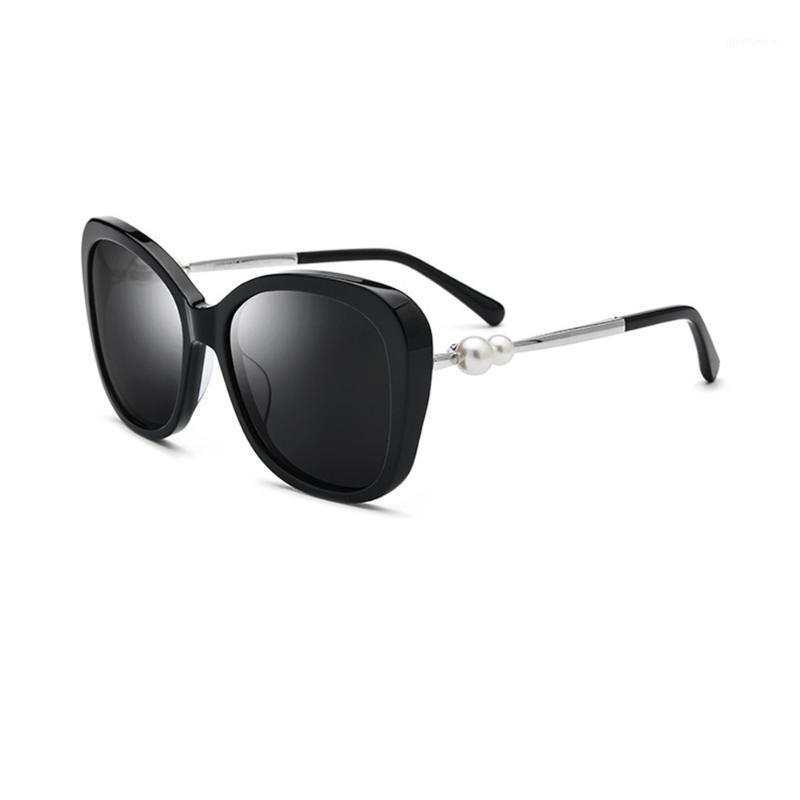 

Fashion Women Polarized Sunglasses 2 Colors Black/Brown UV400 Driving Glasses For women With Pearl1