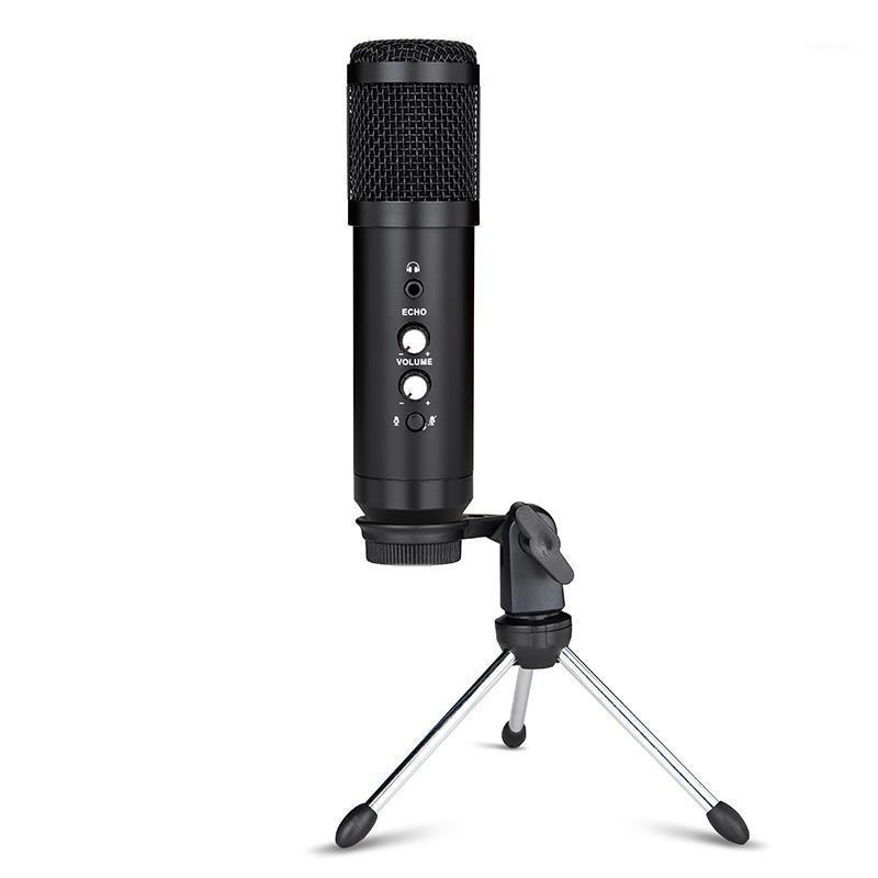 

USB Microphone Condenser Recording Microphone with Stand for Computer Phone PC Skype Studio Karaoke Mic Commute1