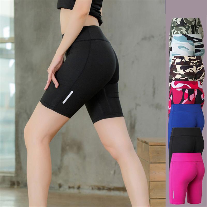 

Reflective Shorts Woman Running Tights Skinny Sportswear Fitness Sports Yoga Leggings Girl Compression Pants Jogger Sweatpants, Blue 1