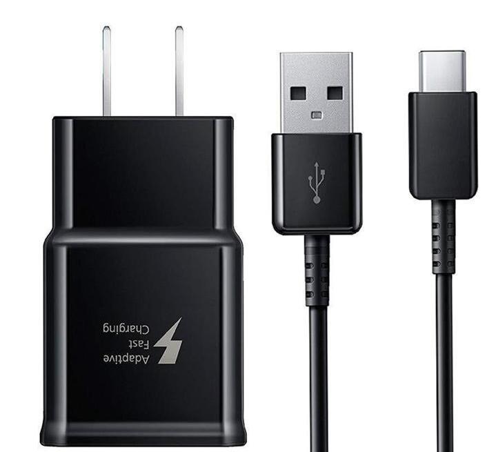 

Fast Adaptive Fast Wall Charger Adapter with USB Type C Cable Cord For samsung Samsung Galaxy S10 S10 Plus S9 S8