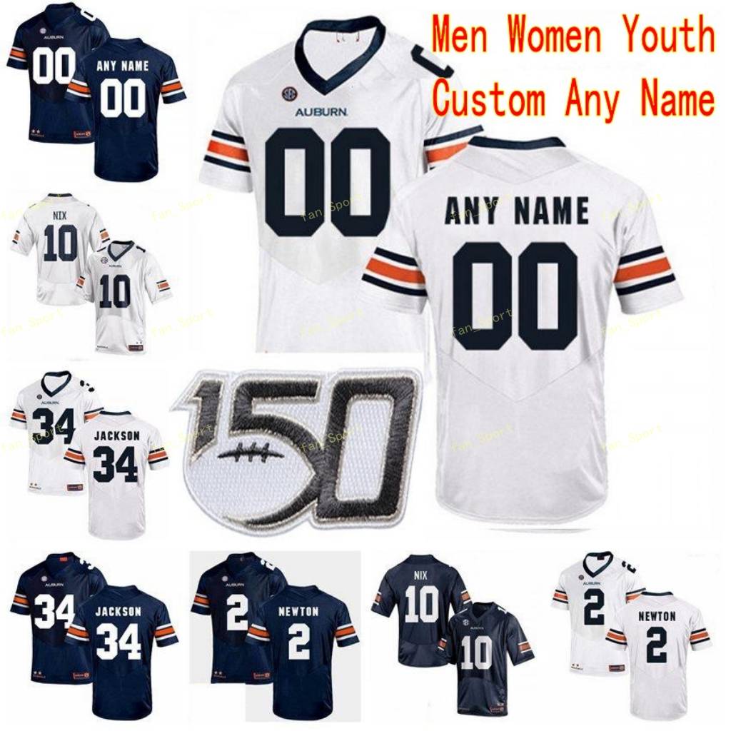 

Custom College Football Jerseys 33 K.J. Britt Will Hastings 34 Bo Jackson 5 Derrick Brown 8 Jarrett Stidham Men Women Youth Stitched, Black