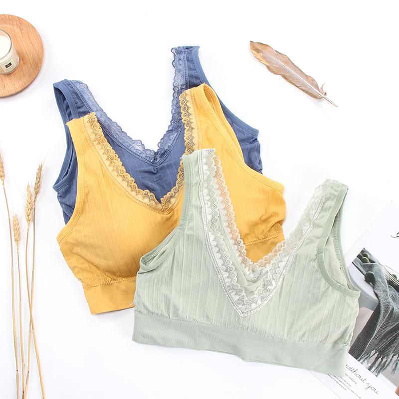 

Underwear Fitness  High Elastic Breathable Quick Dry Sportswear Active Lace Bra For Women Gym Tops Yoga