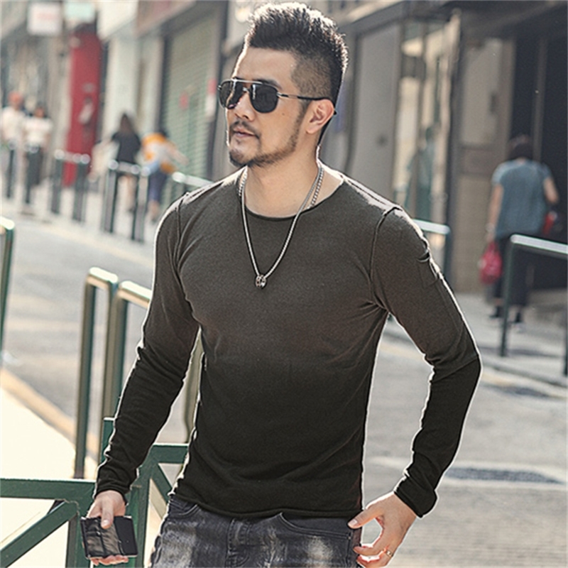 

2021 The New New Fall Male Shirt Thin Neck Fitting Cotton Knits Long Sleeve Pullovers Sweater J816-2 Hohr, Army green.