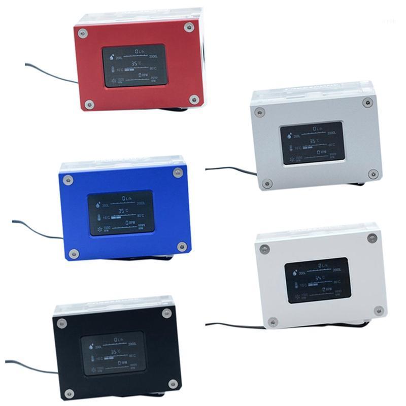 

FREEZEMOD LSJ-ZN PC Water Cooler ligent Computer Flow Speed LCD Temperature Detection Water Cooler Flow Meter1