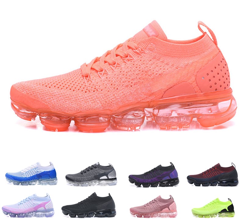 

Hot sell 2018 fly 2.0 2 II Mens Women Outdoor Shoes Men Running White Black Pink Trainers Walking Sneakers size 36-45
