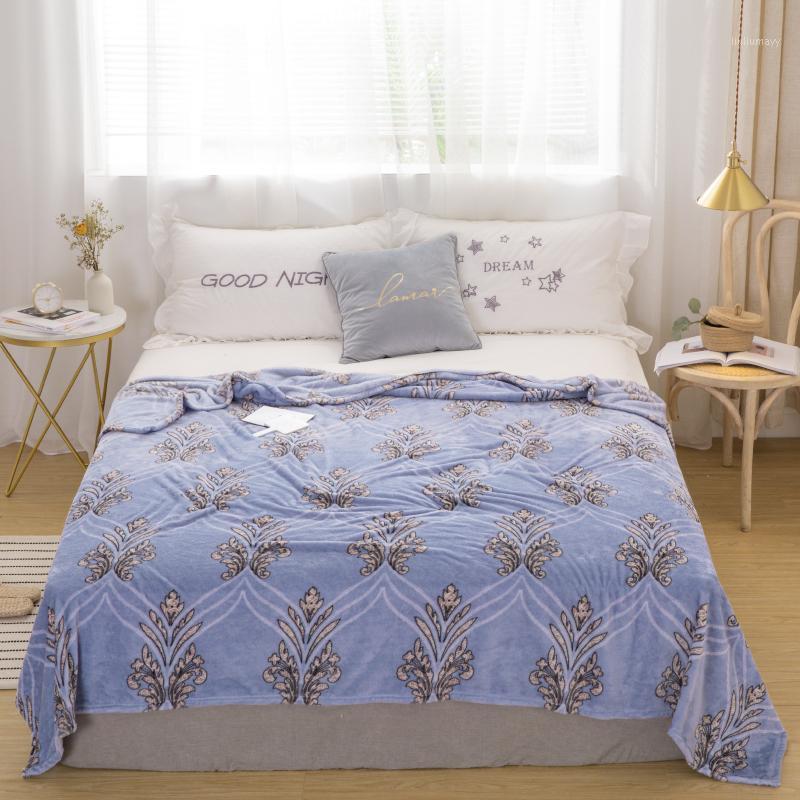 

Forest bedspread blanket High Density Super Soft Flannel Blanket for the sofa/Bed/Car Portable Plaids1