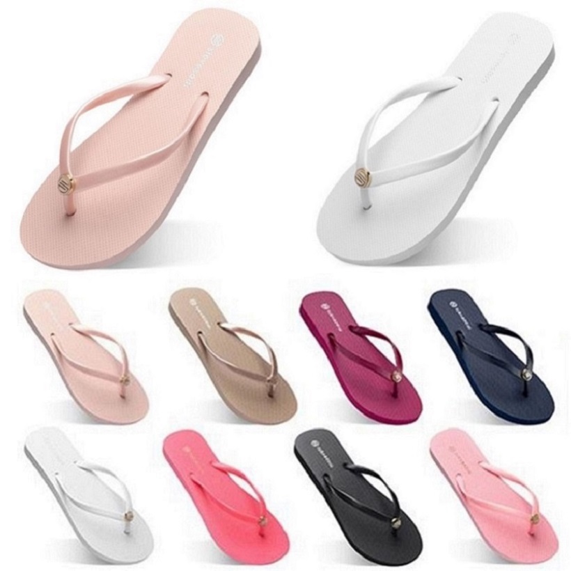 

fashion Slippers Flip Flops Beach Sandals shoes type 519 summer schuhe sport sneaker womens green yellow orange navy bule white pink brown, Color#1