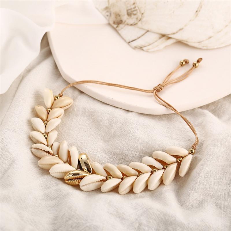 

Bohemia Vintage Natural Shell Bracelet Women Summer Beach Sea Shell Rope Chain Bracelet Charm Jewelry Party Gift Wholesale1