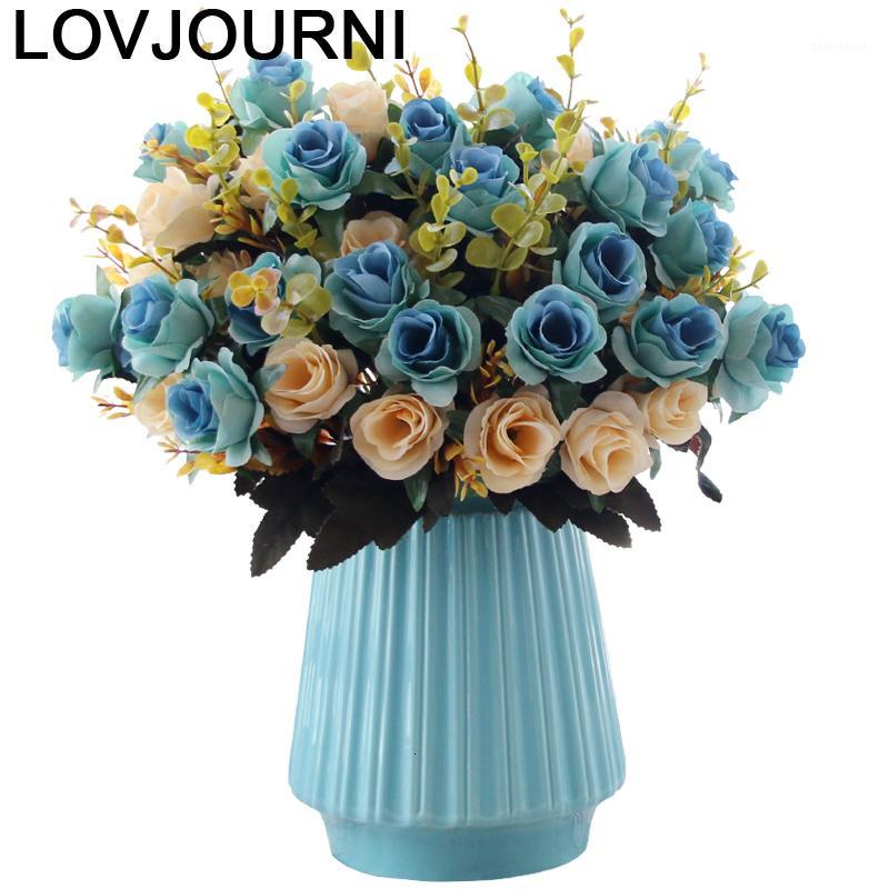 

Cam Fanus Ceramica Jarron Teraryum Home Decoration Accessories Modern Vaso De Flor Jarrones Decorativos Moderno Flower Vase1