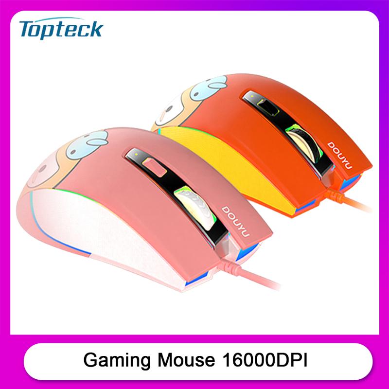 

DMG700 Wired Gaming Mouse 16000DPI Game/Office Dual Modes Mice Laptop Desktop PC Accessory Orange